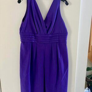 Jon ( Teri Jon) deep purple dress, size 16 runs small,